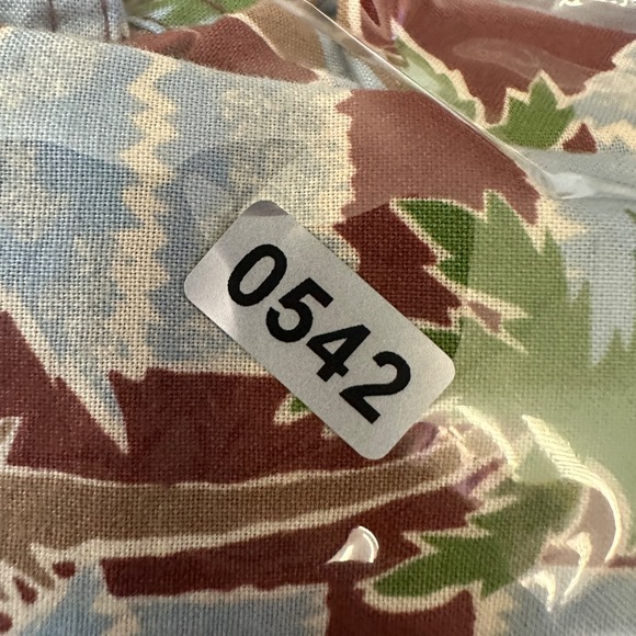 Vtg Reyn Spooner Hawaiian Shirt Mens Large Brown Palm Tree Hut Guitar Hibiscus - Picture 14 of 14